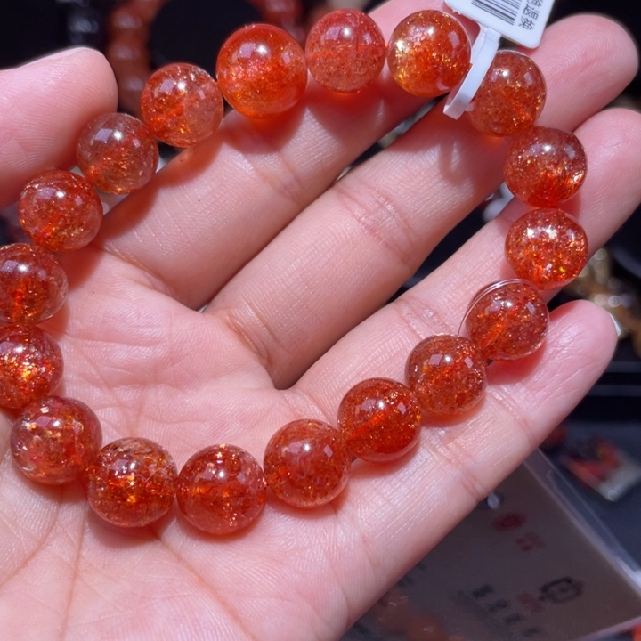 长石手链未镶嵌花*金太阳手链