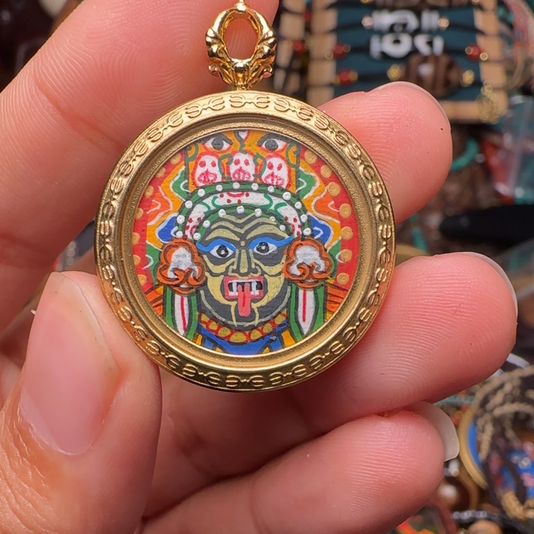 吊坠扎基拉姆唐卡尺寸如图