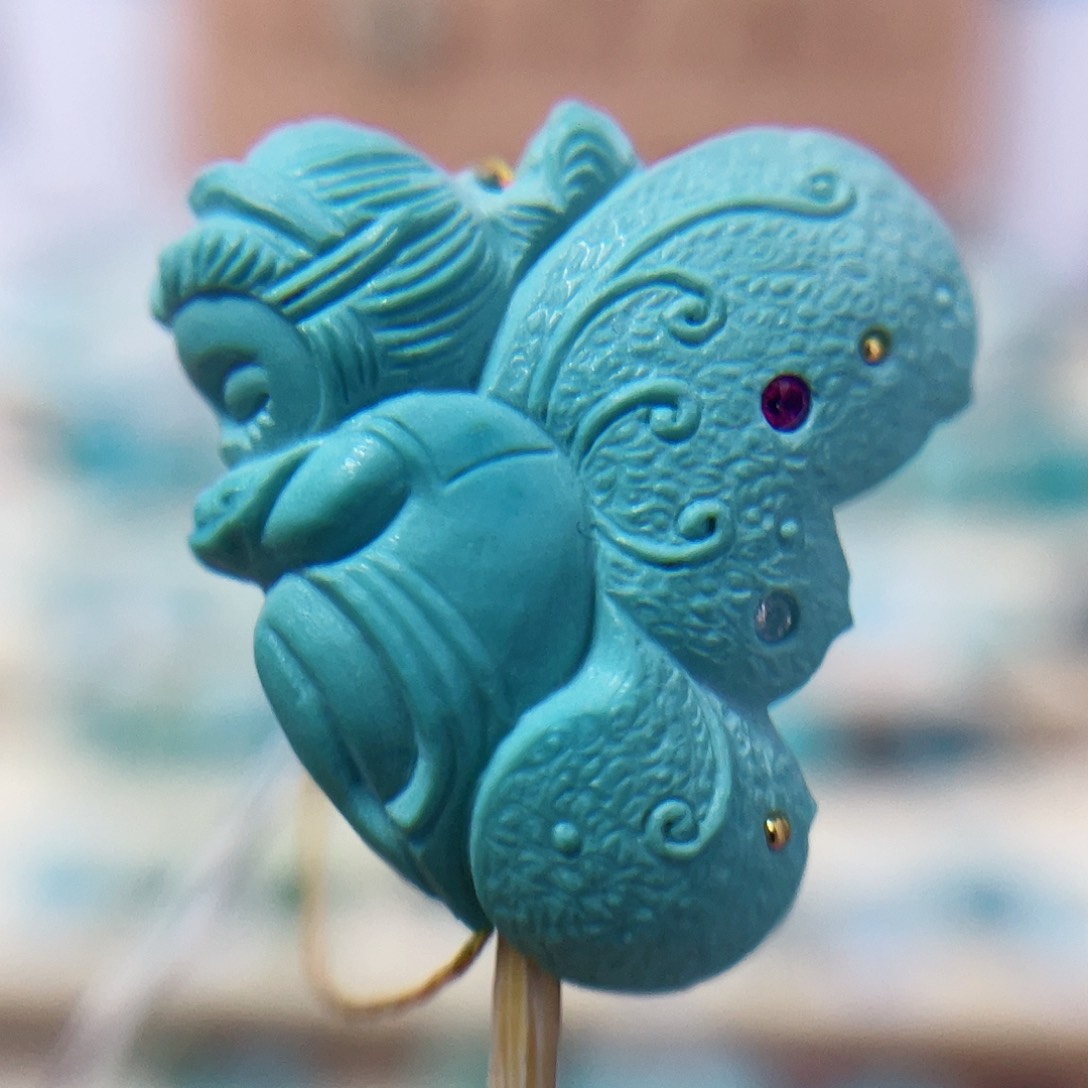 绿松石珠宝奇石未镶嵌