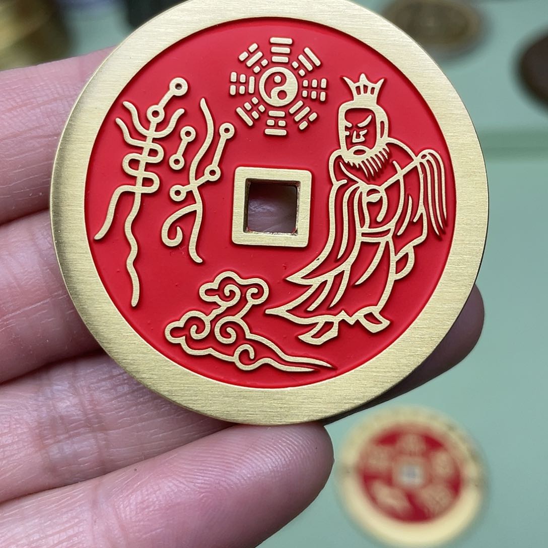 铜一物一拍，朱砂老君拂尘