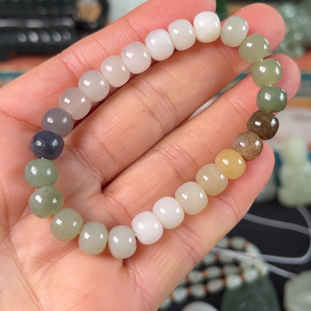 和田玉（碧玉）手串未镶嵌