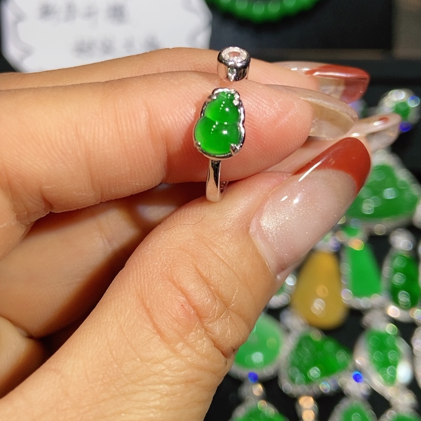 【闪购商品】翡翠戒指未镶嵌天然翡翠