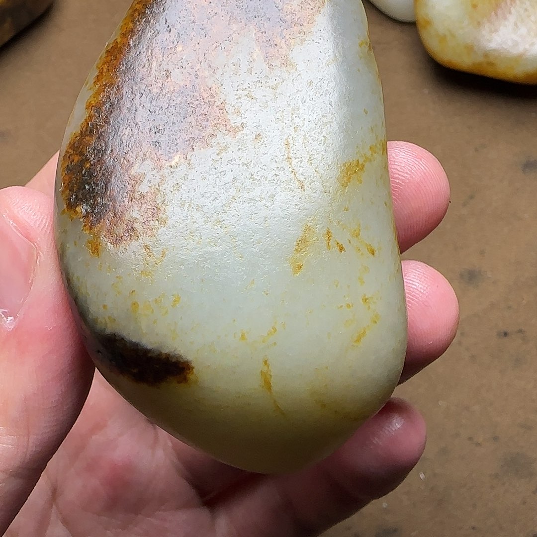 【闪购商品】和田玉未镶嵌把件辛*呈