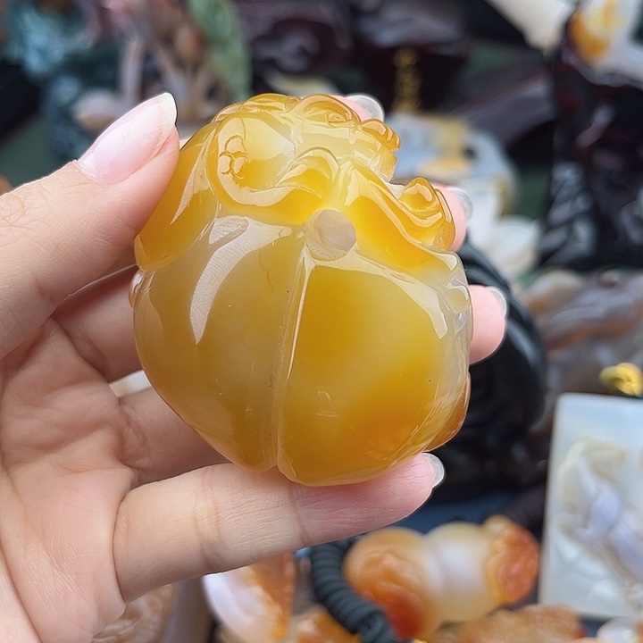 玛瑙挂件未镶嵌大****0