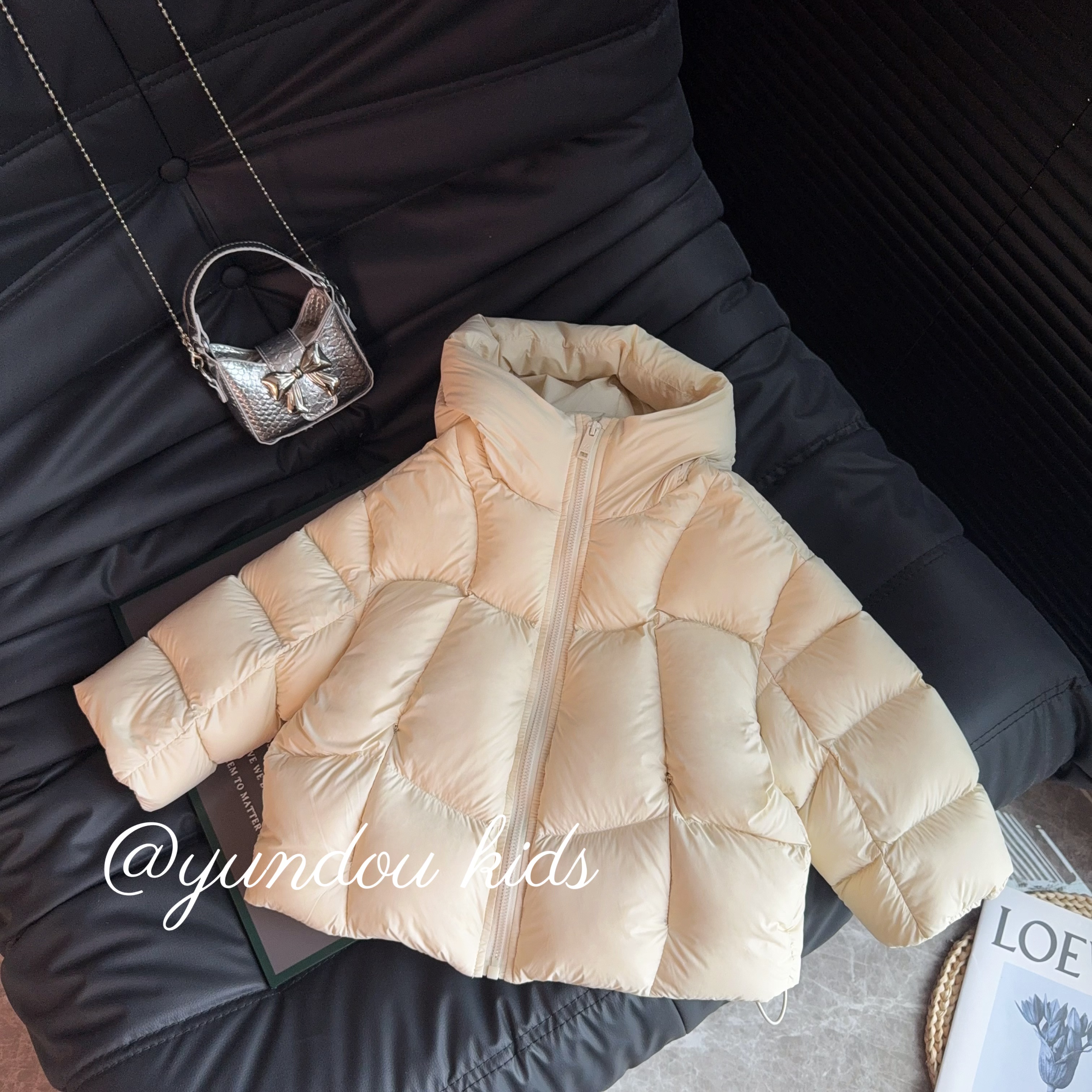 现货【奶黄包】2026新款跨年棉服女童冬款加厚款保暖洋气百搭棉服