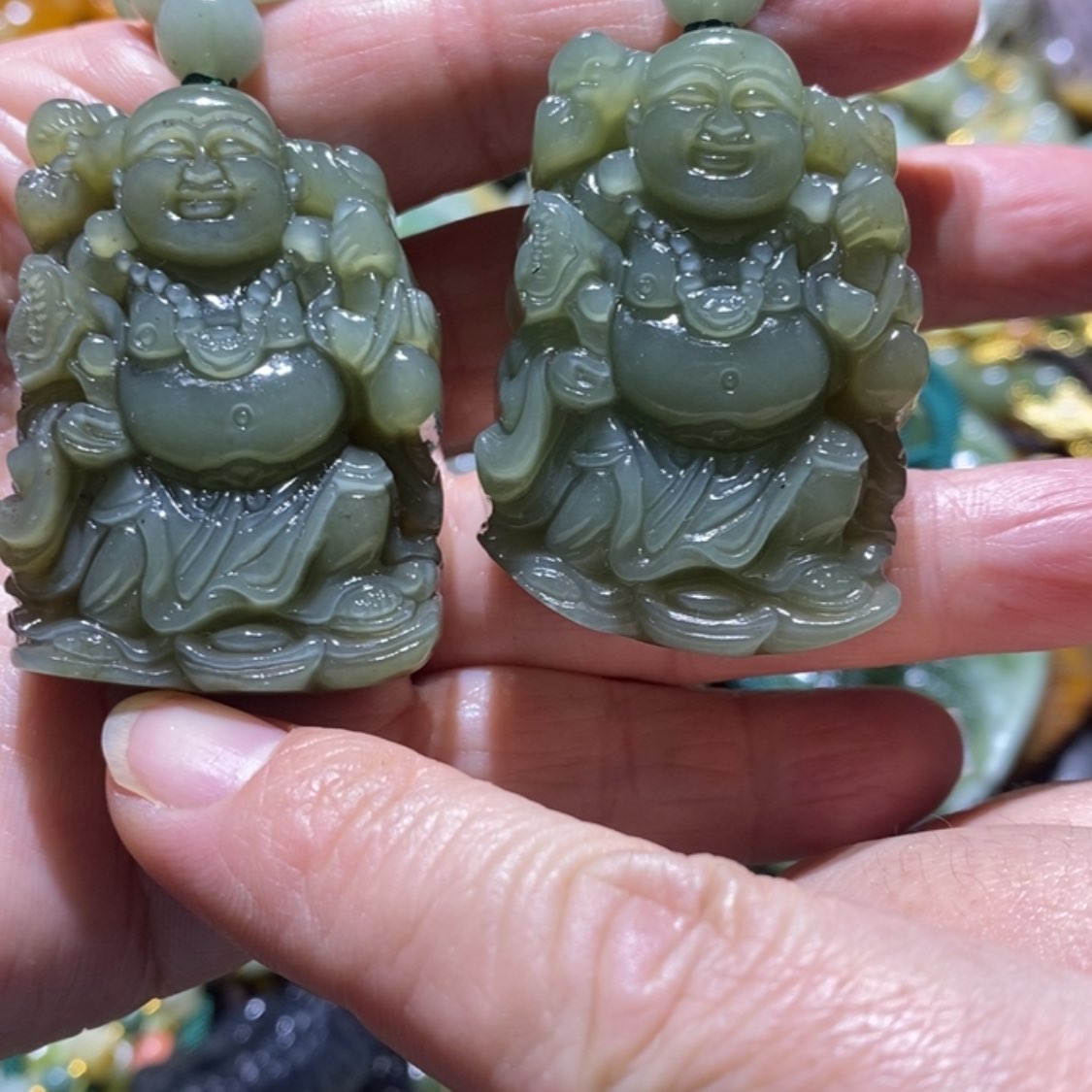 【闪购商品】岫玉毛衣链未镶嵌