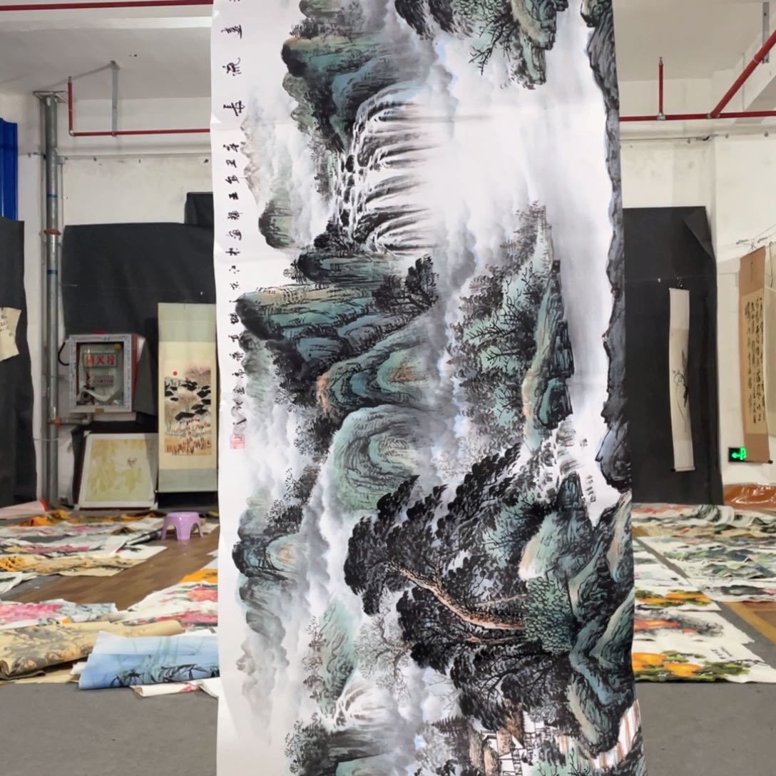 国画国画作品画心一张