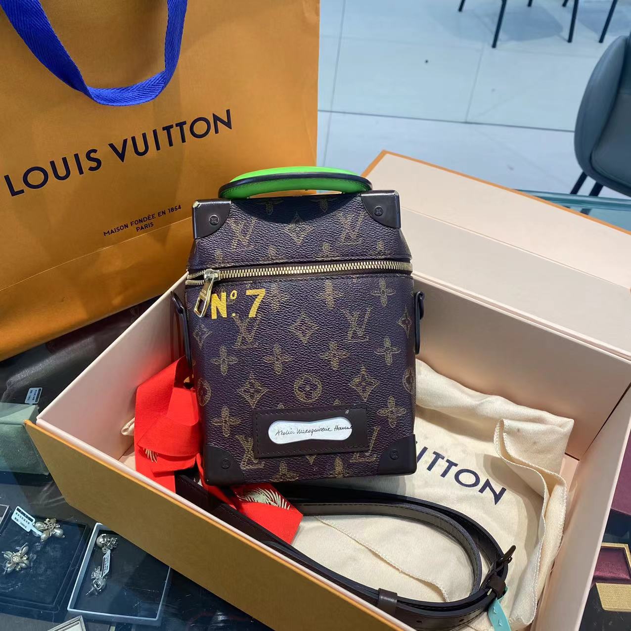 95新 LouisVuitton/路易威登 22s秀款盒子包