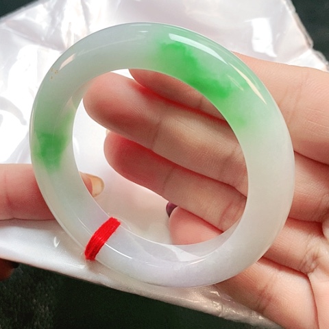 未镶嵌手镯翡翠正圈1853