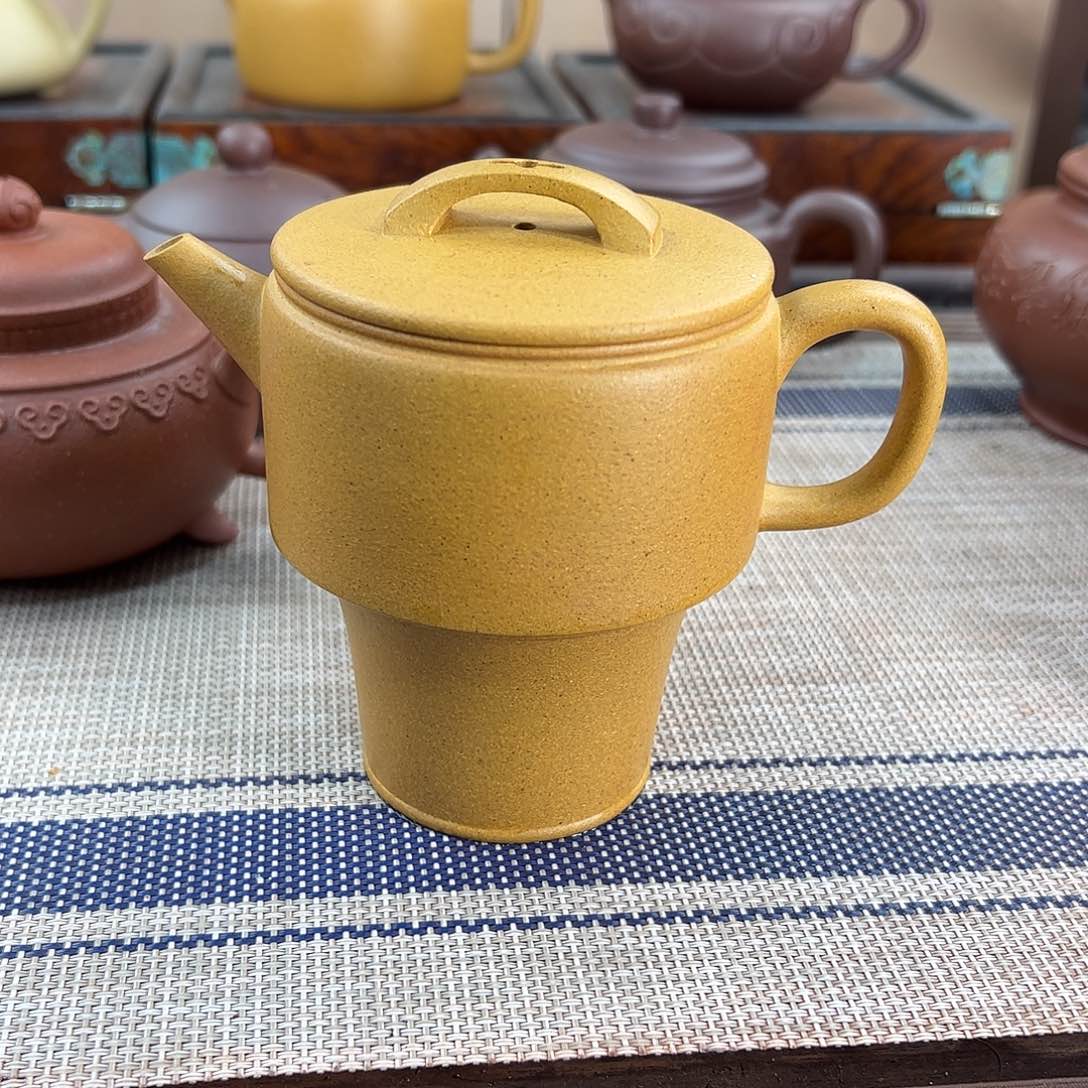 茶壶紫砂黄金段汉瓦