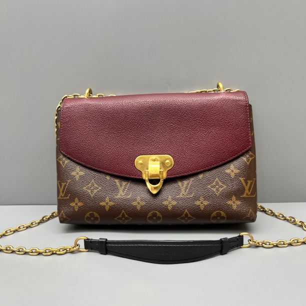 95新 LouisVuitton/路易威登 老花Saint placide链条包 尺寸26*17