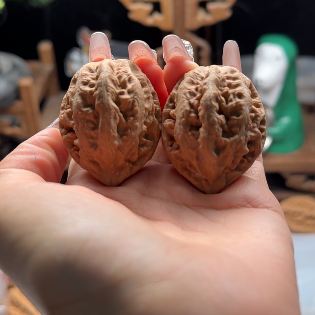 文玩核桃把件关东木子楸百核35