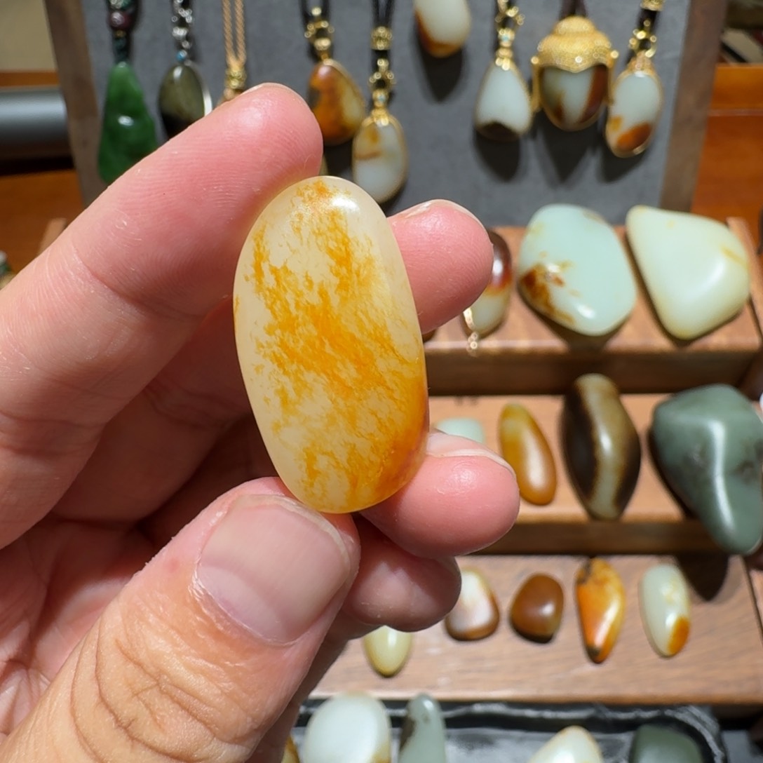 和田玉未镶嵌挂件四**汤