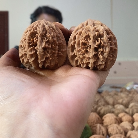 把件文玩核桃45状元冠
