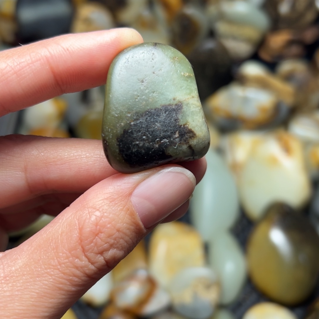 和田玉（青玉）B66未镶嵌