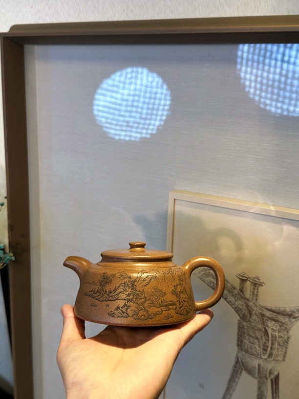 慕古井栏壶·原矿老段泥·230cc全手工