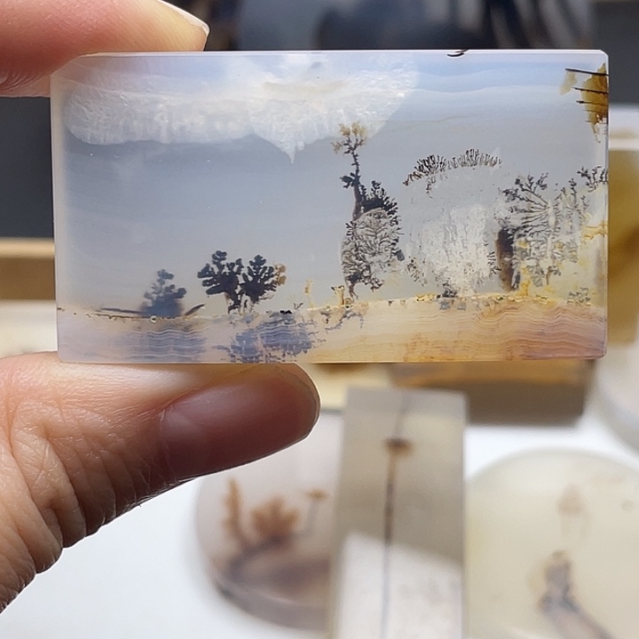 如***戏玛瑙/玉髓未镶嵌颈饰