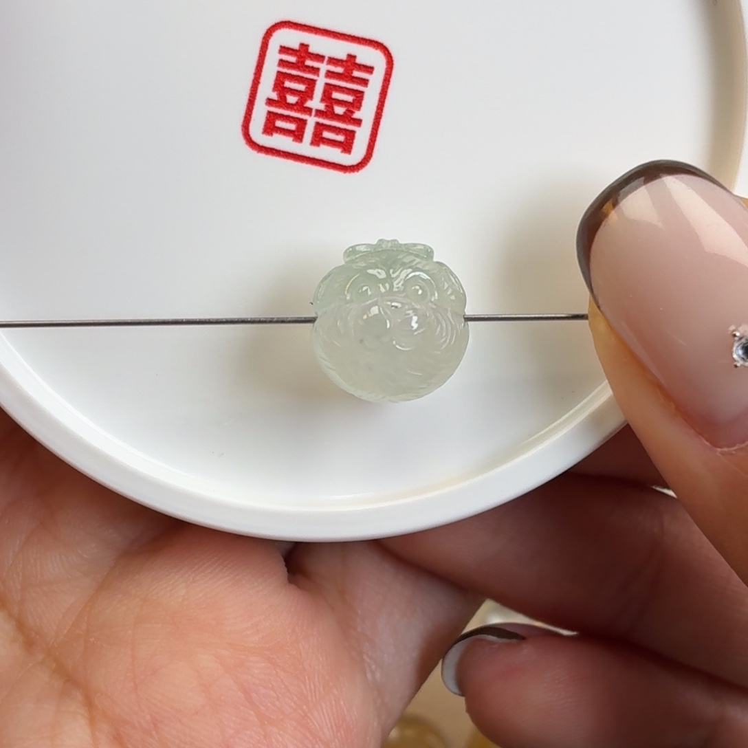 翡翠散珠小熊单珠