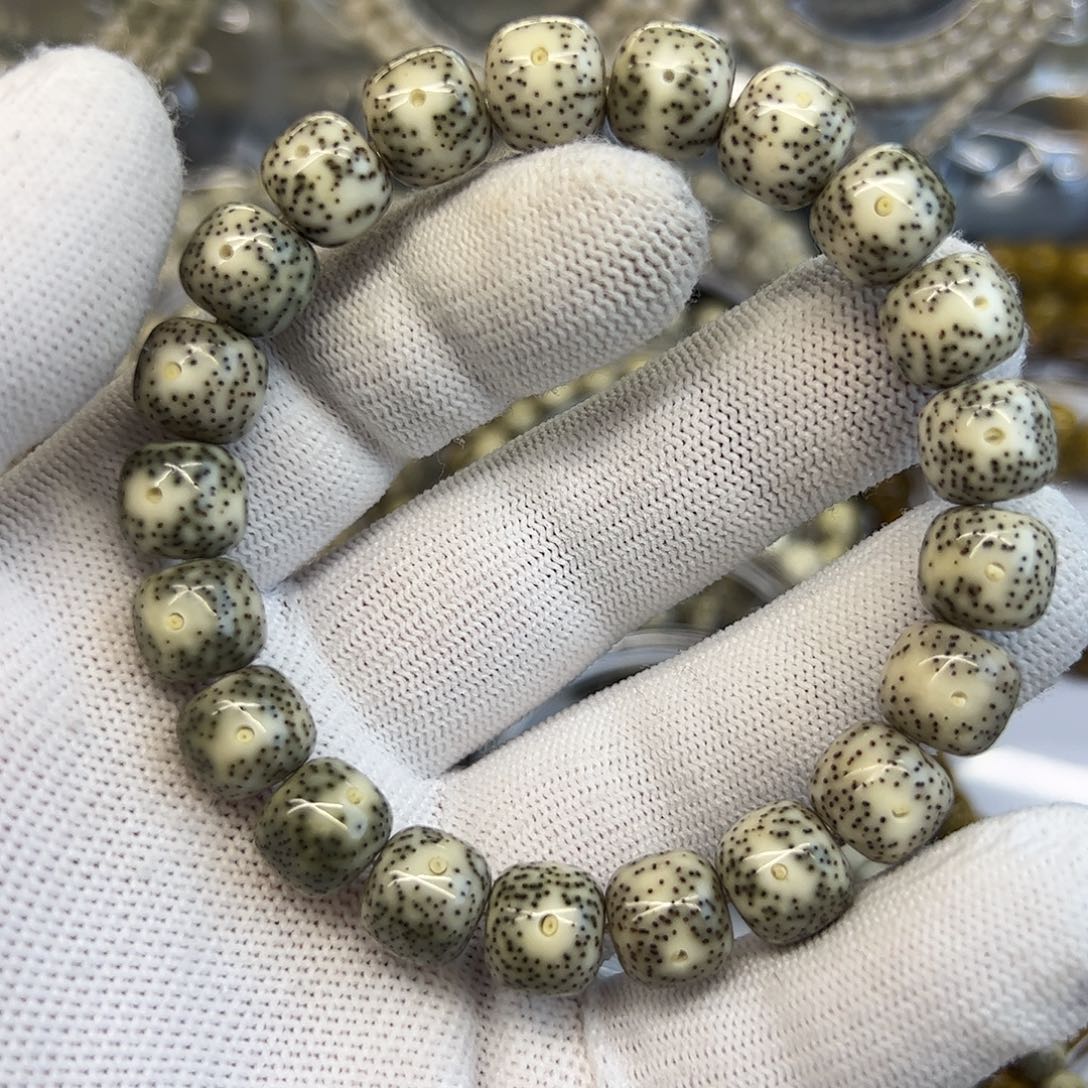 星月菩提手串青花瓷月朗星稀11✖️10