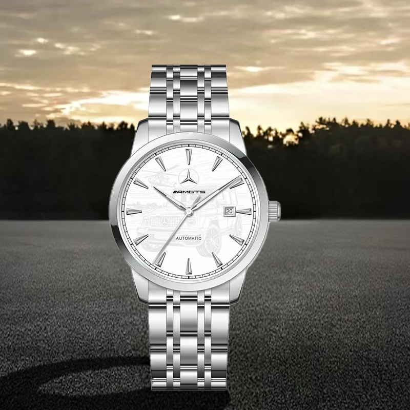 【专柜限量版】全新未使用AMGTS夜光男士商务腕表