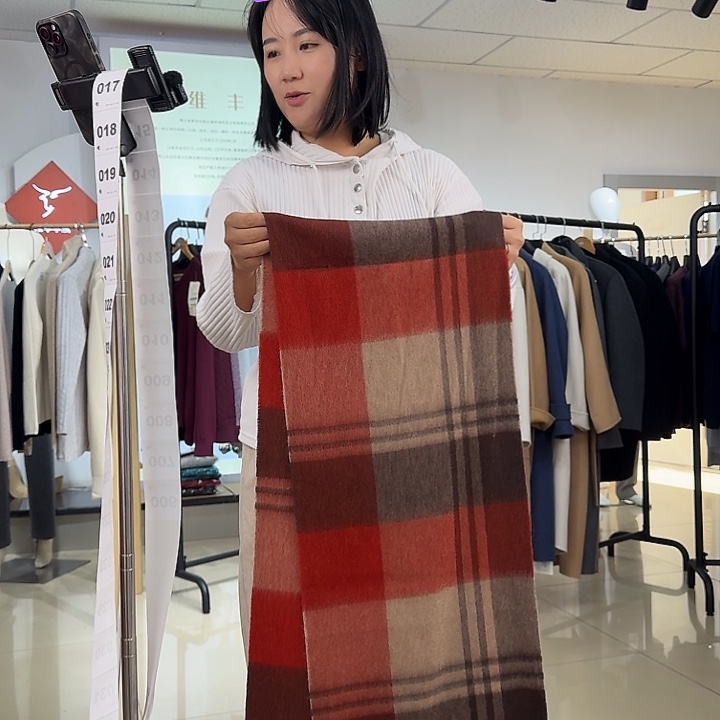 纯羊绒保暖围巾006