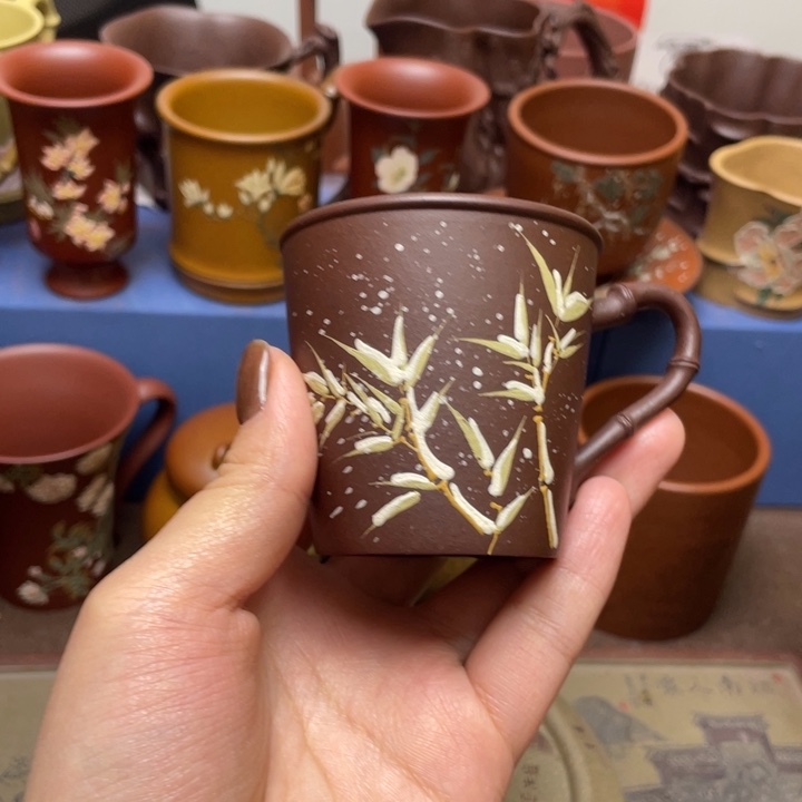 紫砂茶杯紫砂主人杯