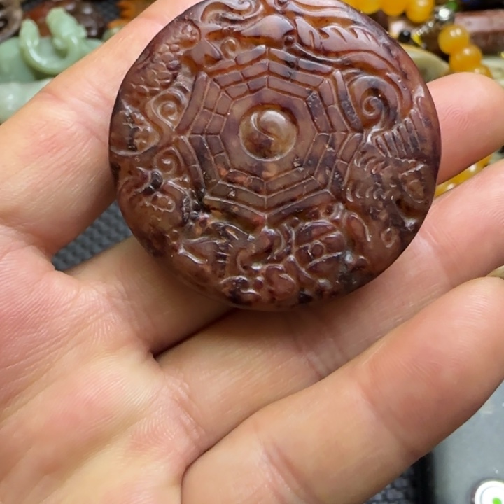 紫金钵盂菩提吊坠