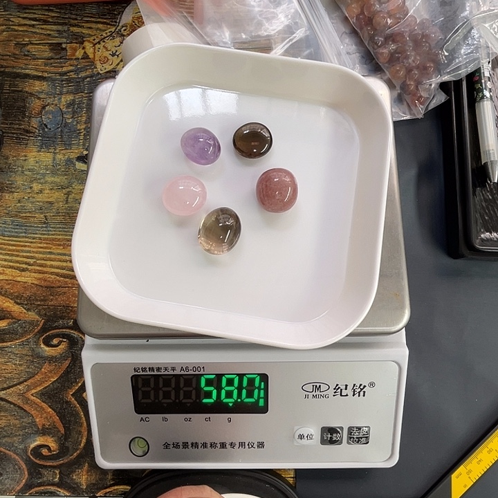 何***呀未镶嵌珠宝半成品水晶