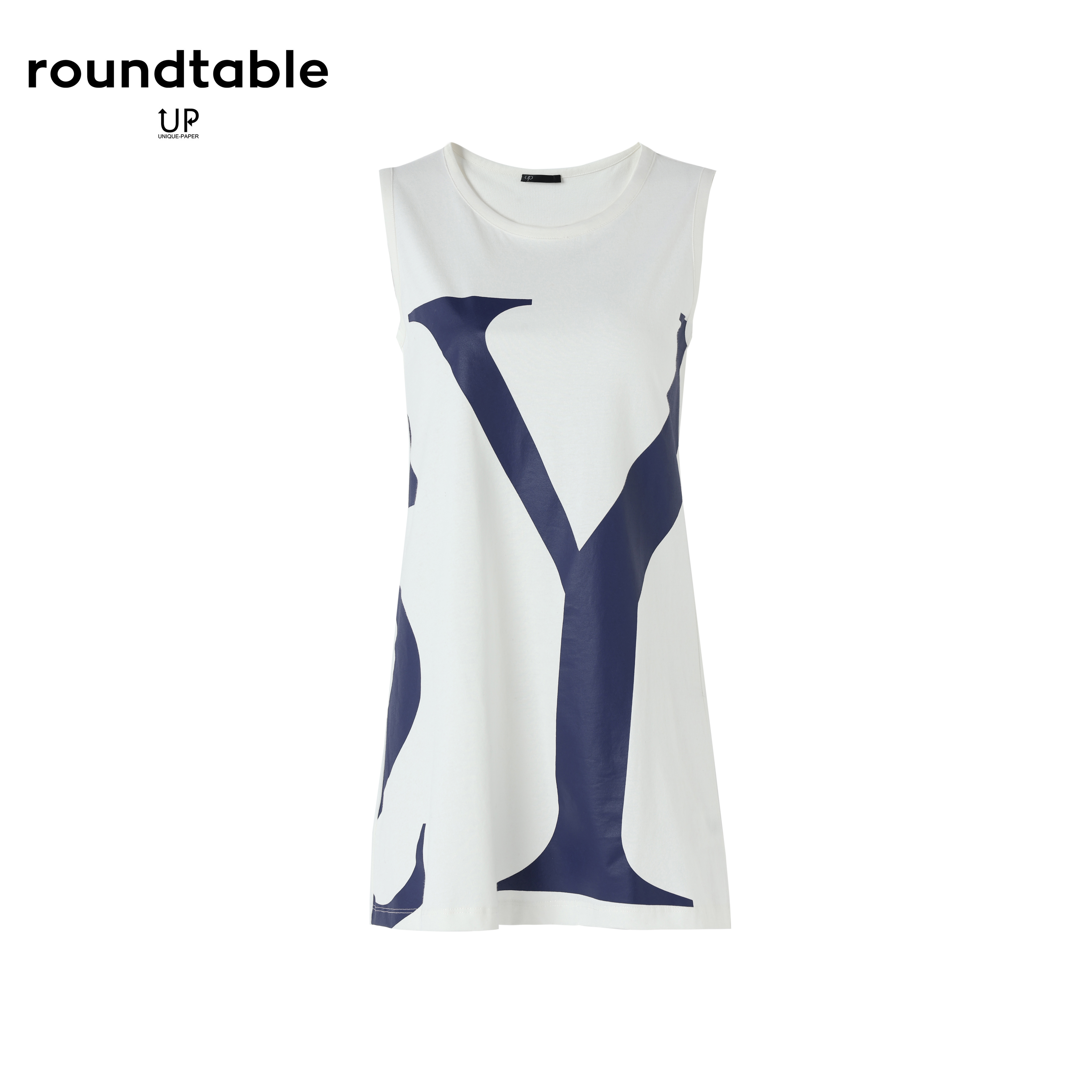 时尚运动休闲百搭印花无袖长背心