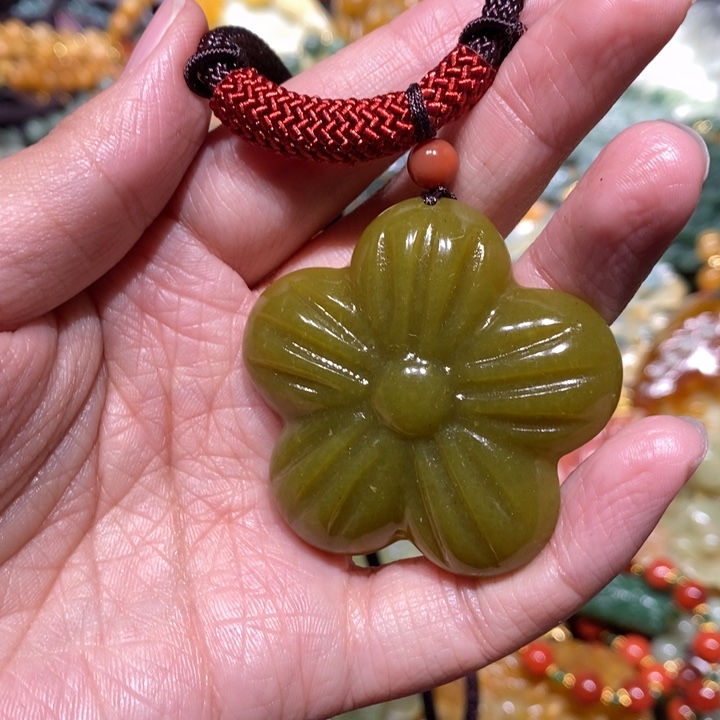 岫玉毛衣链未镶嵌