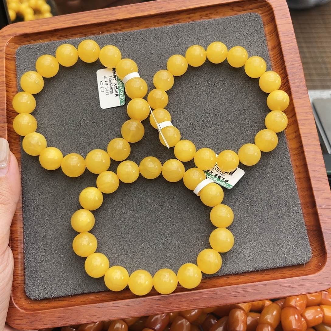 琥珀手链未镶嵌12m 多样性发其一