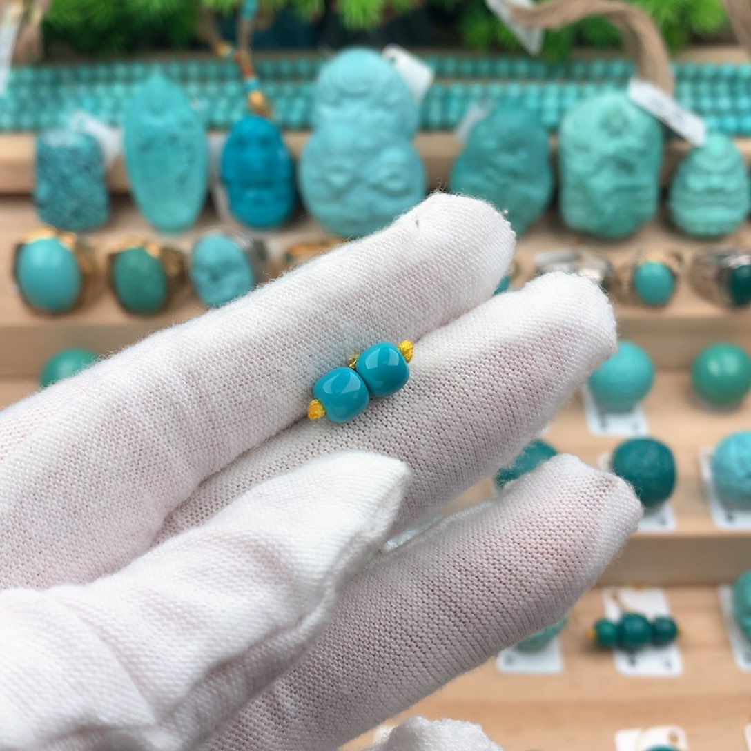 绿松石配饰未镶嵌6.0