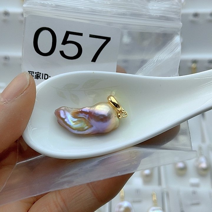 淡水珍珠颈饰银S925镶嵌