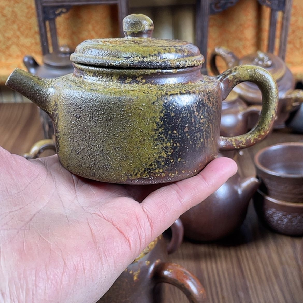 【闪购商品】问**下柴烧茶壶容量200毫升左右微瑕