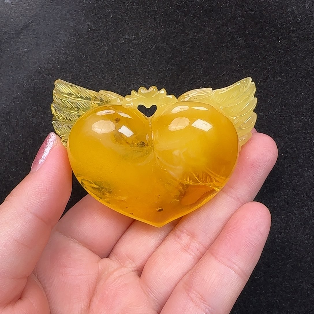 蜜蜡未镶嵌珠宝奇石微粉