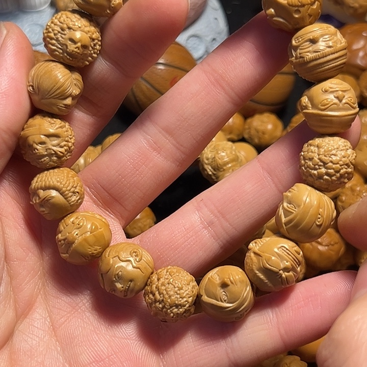 橄榄核手串/手链猴头海贼王