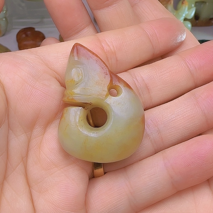 和田玉吊坠(不含链)未镶嵌奕*