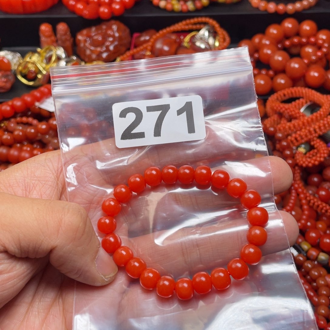 南红玛瑙手串合金ʚ****