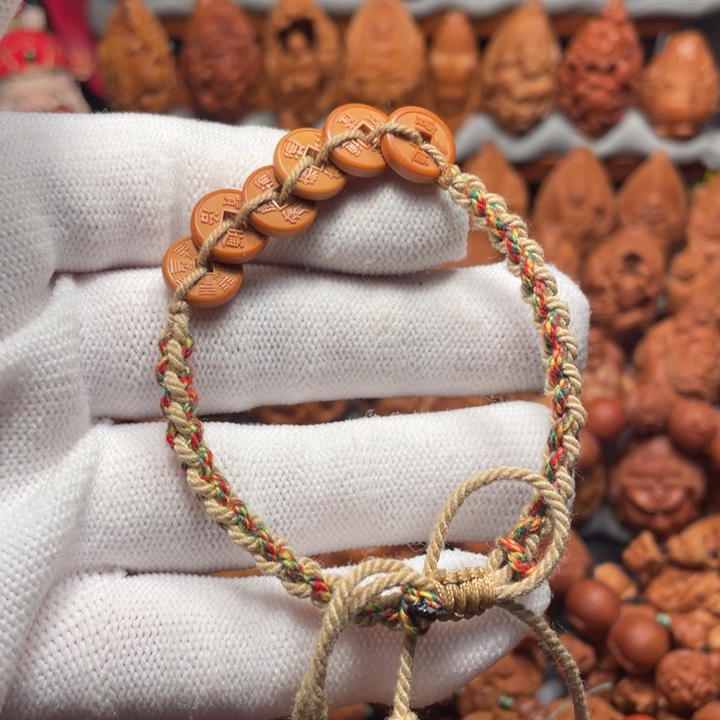 【闪购商品】橄榄核手串/手链五帝钱