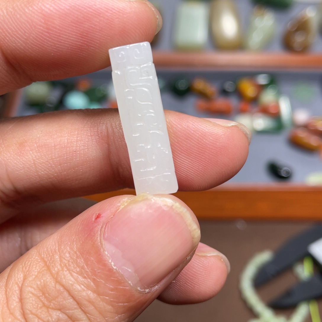 和田玉和田未镶嵌