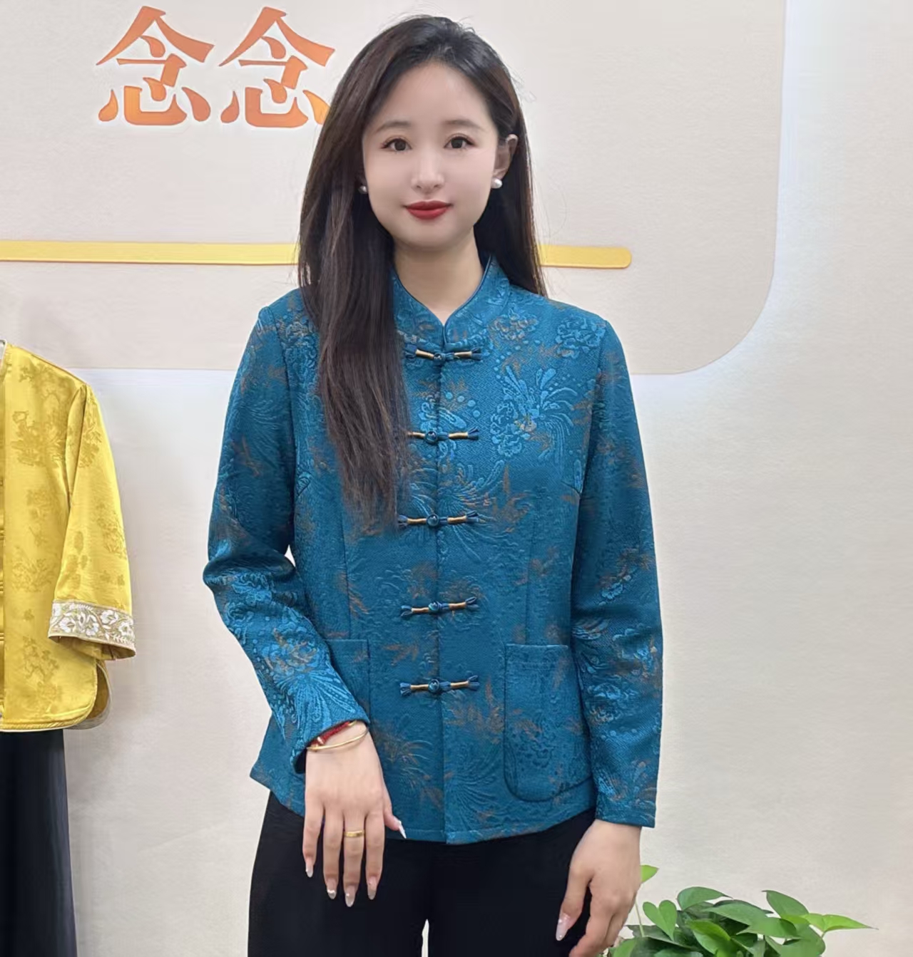 中国风时尚减龄盘扣开衫中式短款气质