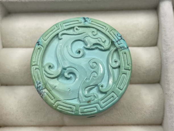 龙凤呈祥圆牌可作背云可车挂