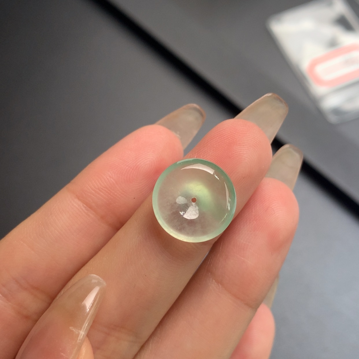 【闪购商品】翡翠未镶嵌颈饰扣子×1佳