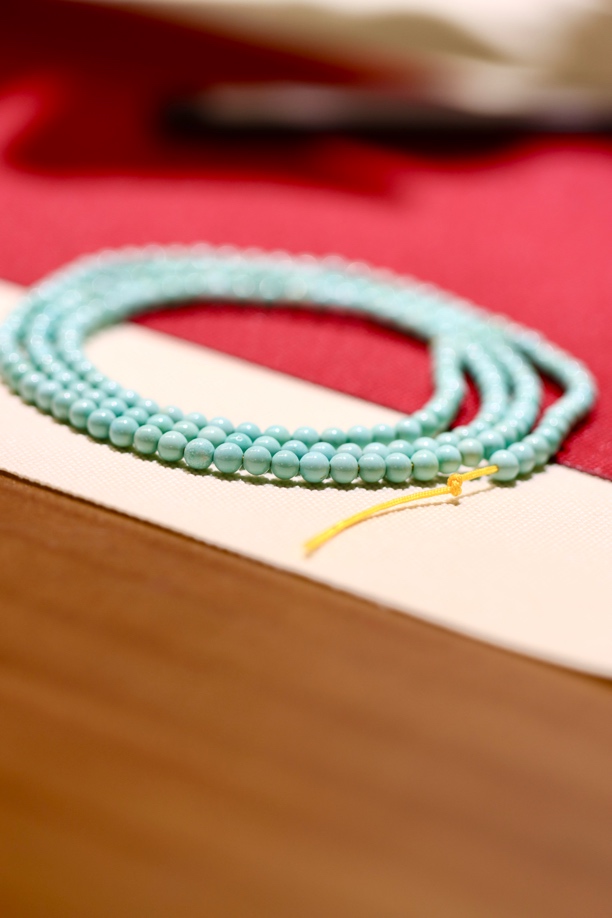 绿松好108、绿松石小米珠、绿松石项链