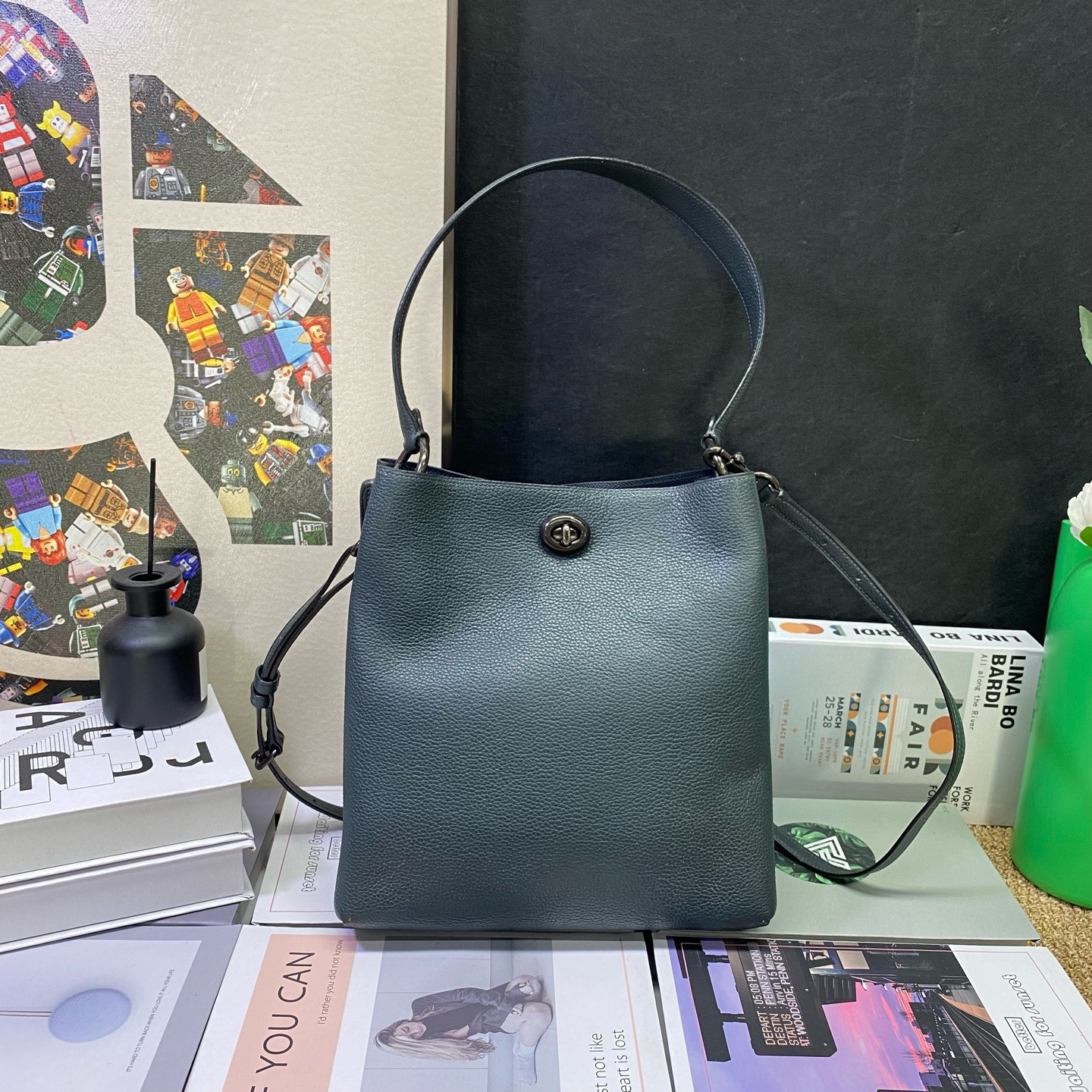 95新 COACH/蔻驰 23468斜挎包25*27