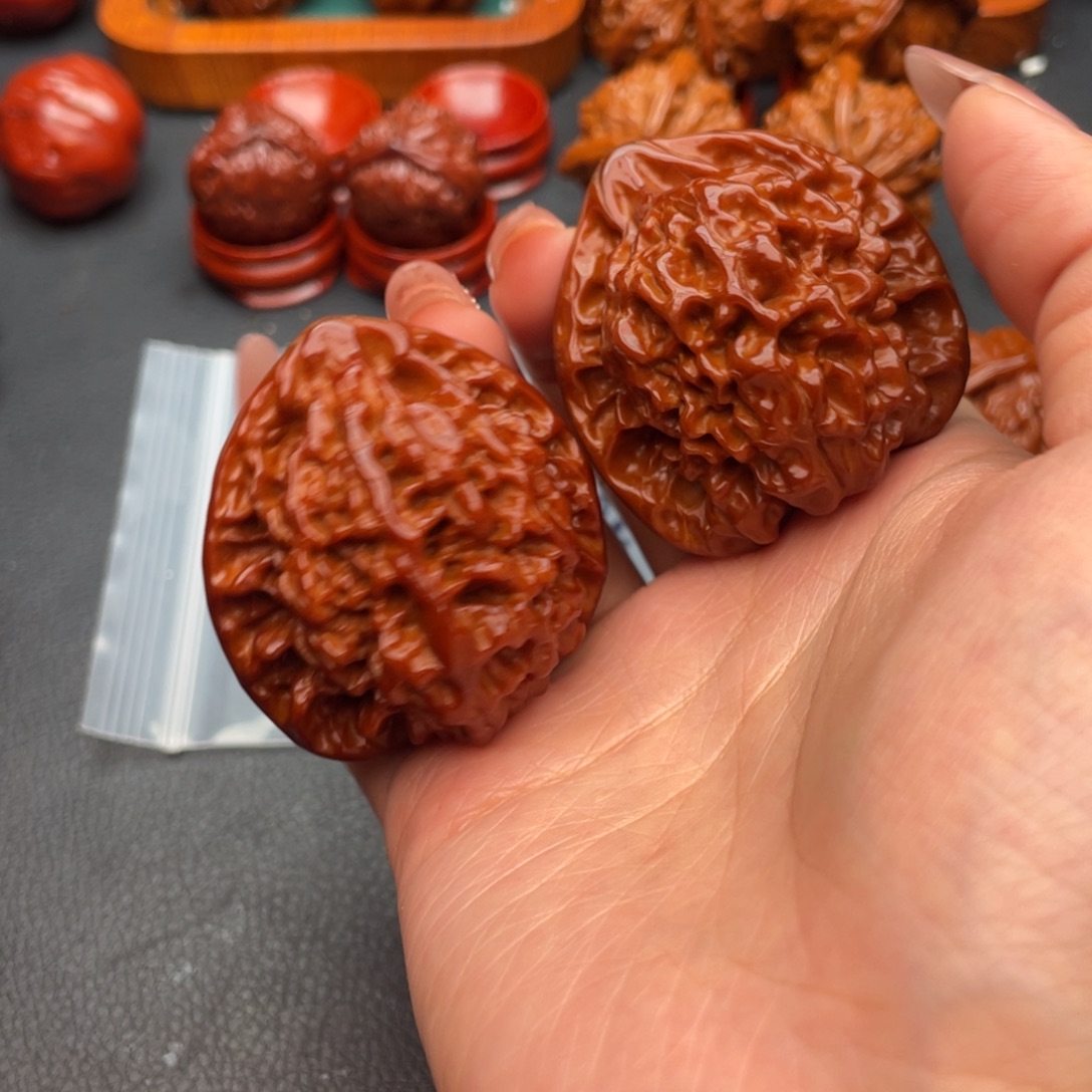 文玩核桃把件官帽