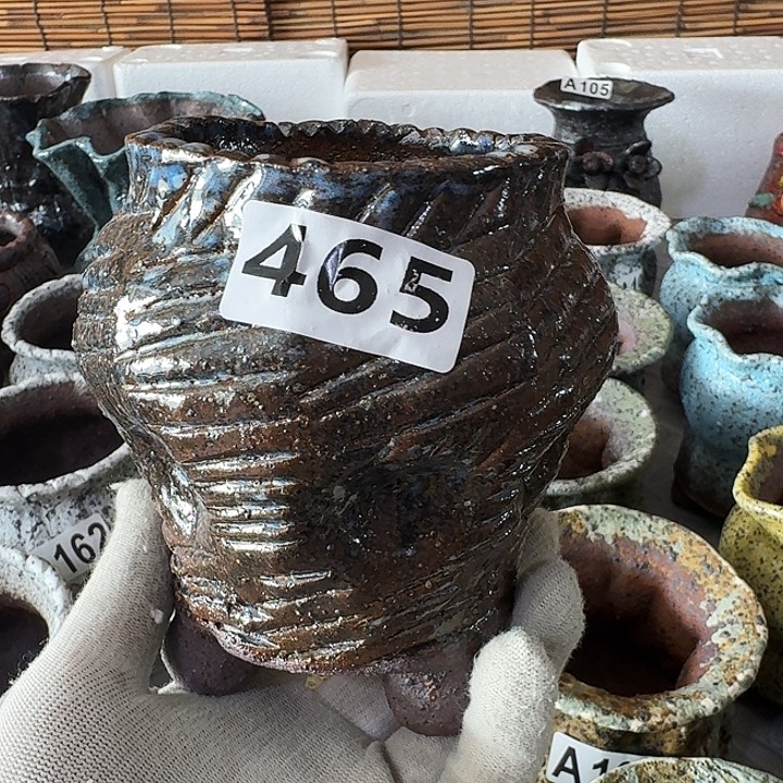 内口7高12粗陶手工制作