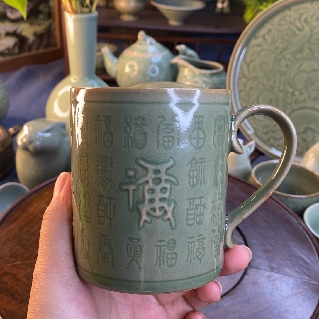 福字杯无茶漏无盖1只