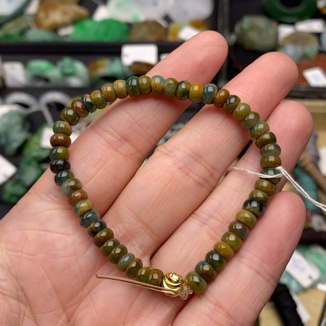 翡翠项链未镶嵌手串29号