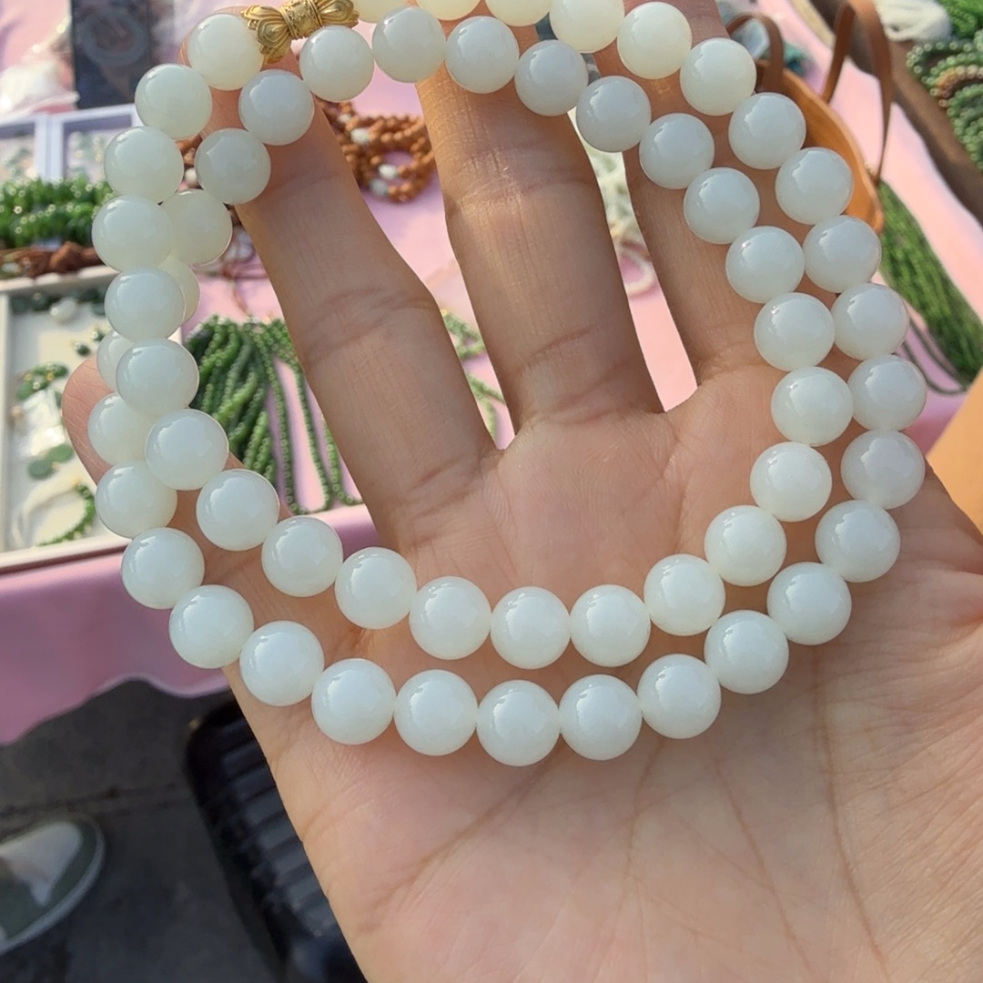 和田玉未镶嵌颈饰俄料白玉卡8项链门总 多样性拍一发一